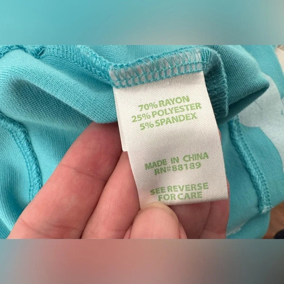 Lilly Pulitzer Jonah Shorely Blue Ball Chain Belted Tunic Dress Nautical Small - Picture 9 of 9